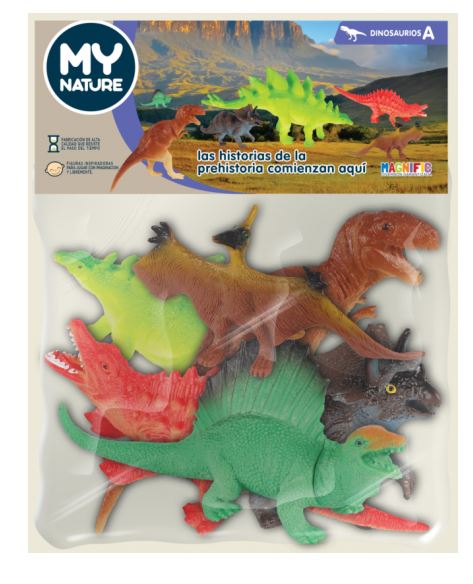 DINOSAURIOS X6 EN BOLSA