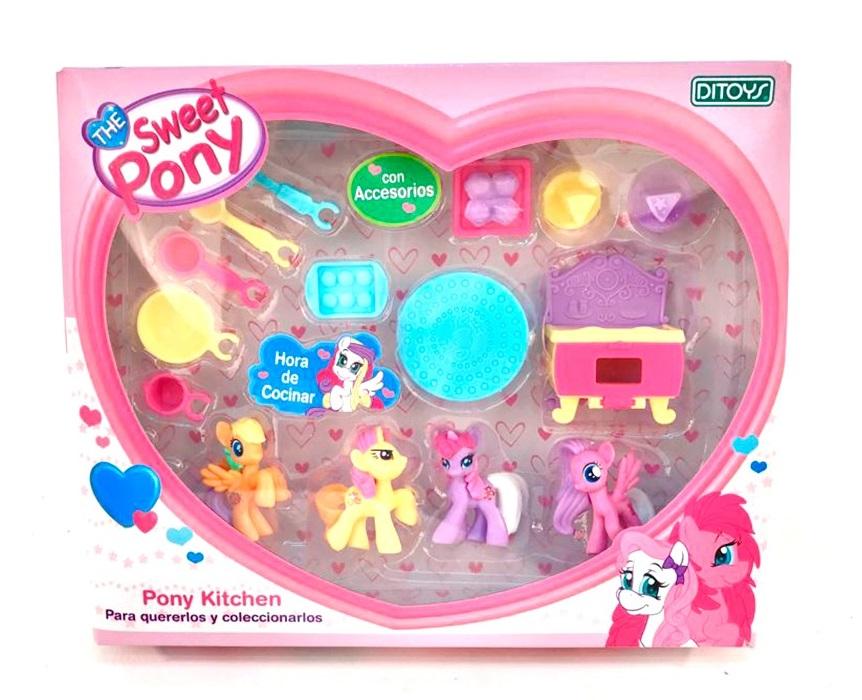 PONY KITCHEN CON ACCESORIOS EN CAJA