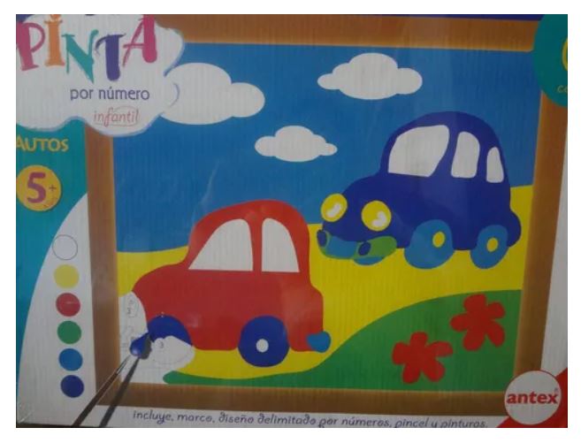 PINTA POR NUMERO -  AUTOS
