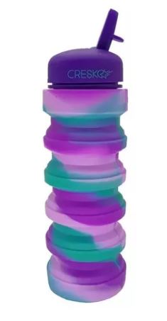 BOTELLA SILICONA PLEGABLE CON PICO