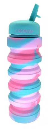 BOTELLA SILICONA PLEGABLE CON PICO