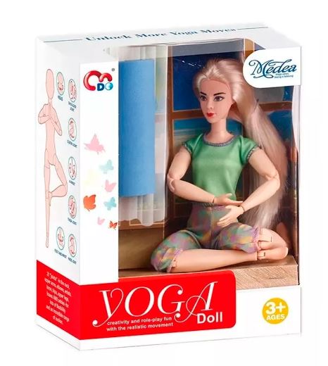MUÑECA FLACA YOGA ARTICULADA 21 POSICIONES