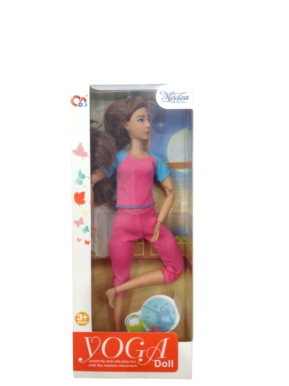 MUÑECA FLACA ARTICULADA YOGA 21 POSICIONES