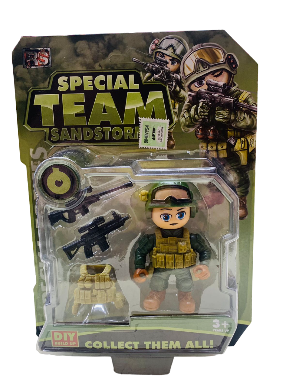 MUÑECO SOLDADO EN BLISTER