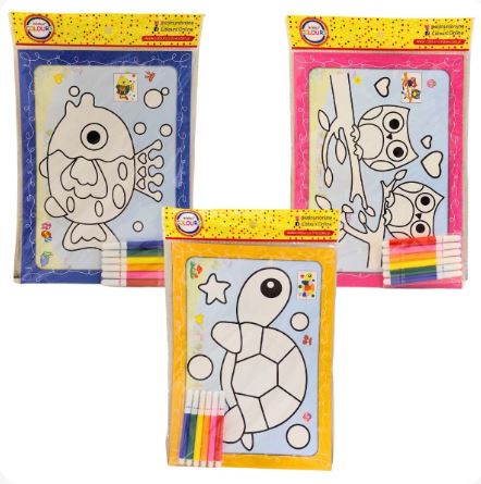 LAMINA PARA COLOREAR CON MARCADORES