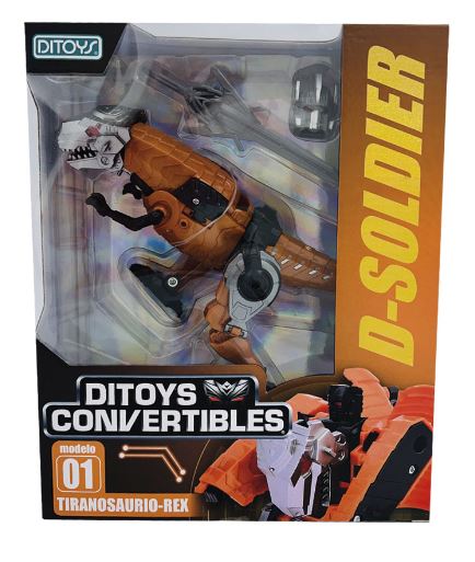 TRANSFORMES CONVERTIBLES DINOSAURIOS - 5 MODELOS