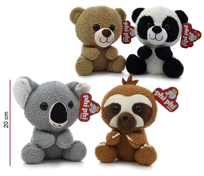 ANIMALES PELUDIITOS 20CM - 4 MODELOS