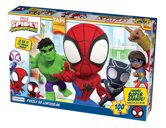 PUZZLE SUPER 3D 100 PIEZAS SPIDEY