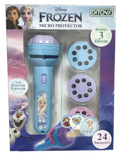 LINTERNA MICRO PROYECTOR FROZEN