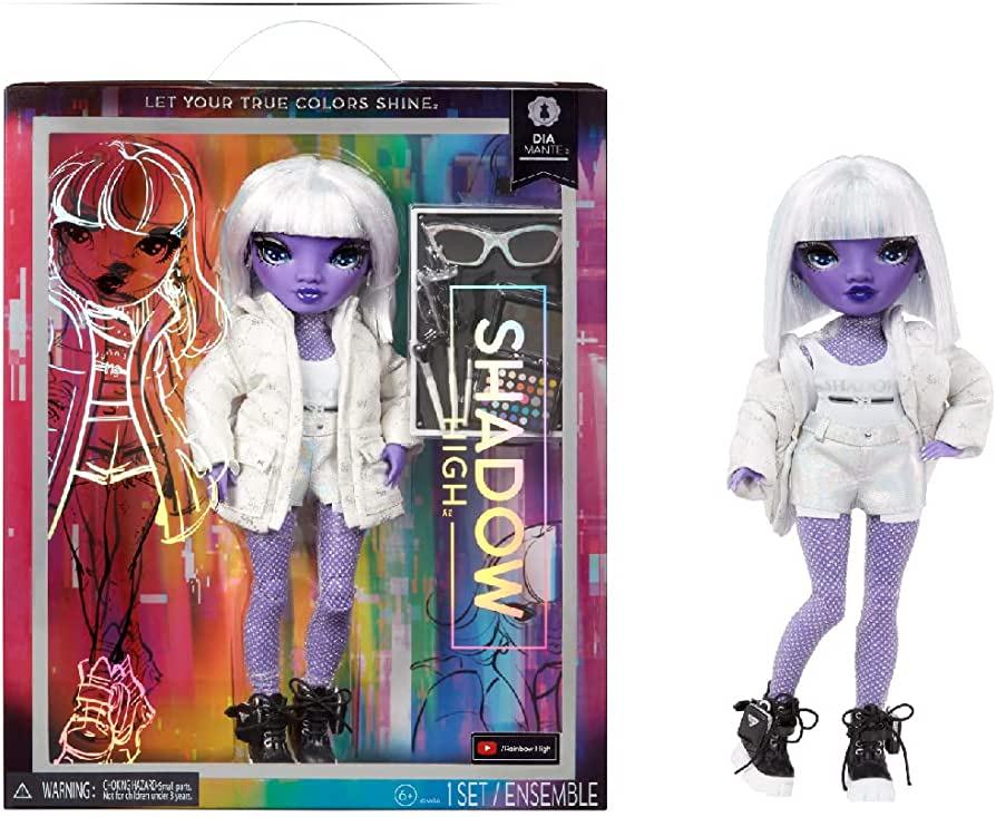 MUÑECA SHADOW RAINBOW HIGH DIA MANTE