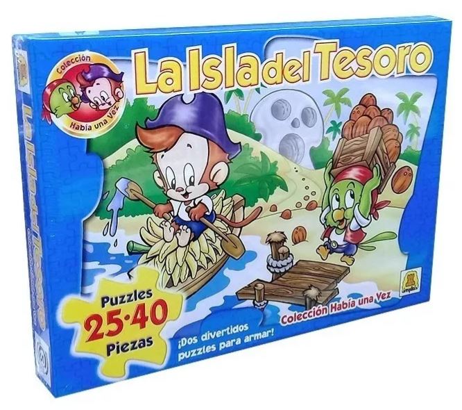 PUZZLE 25 - 40 PIEZAS LA ISLA DEL TEROSO
