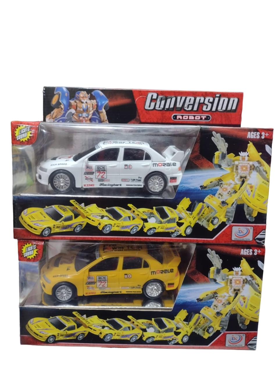 TRANSFORMER AUTO RALLY CONVERSION EN CAJA