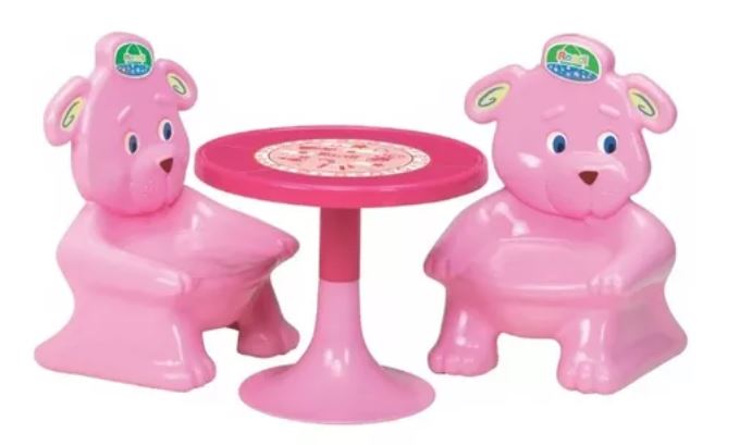 MESA Y SILLA GIRL OSITO