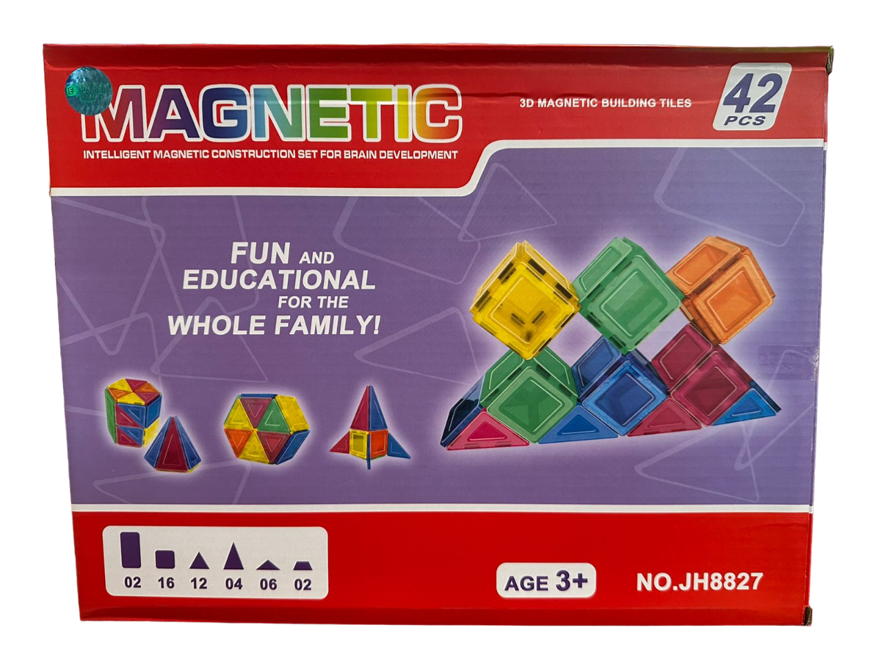 MAGNETIC BLOQUES 42 PIEZAS