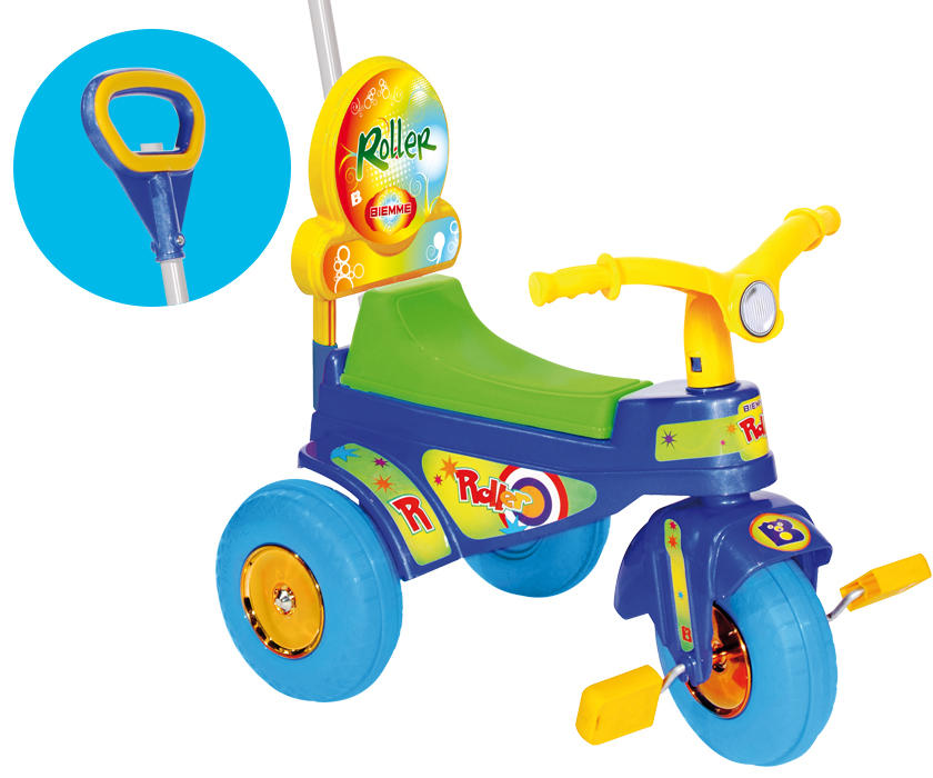TRICICLO ROLLER CON BARRAL