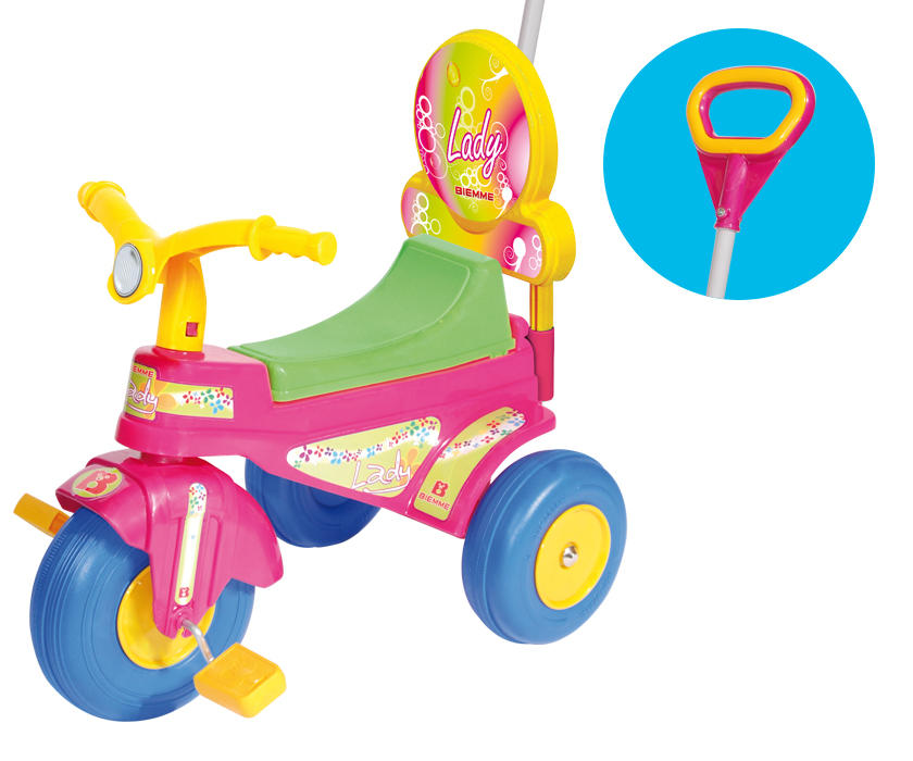 TRICICLO LADY CON BARRAL