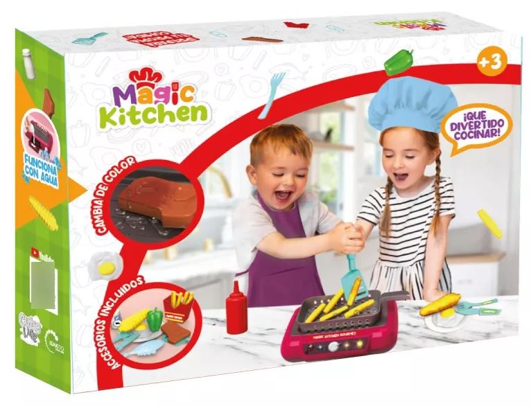MAGIC KITCHEN CON LUZ 20 PIEZAS CAMBIA COLOR - OFERTA DE LA SEMANA
