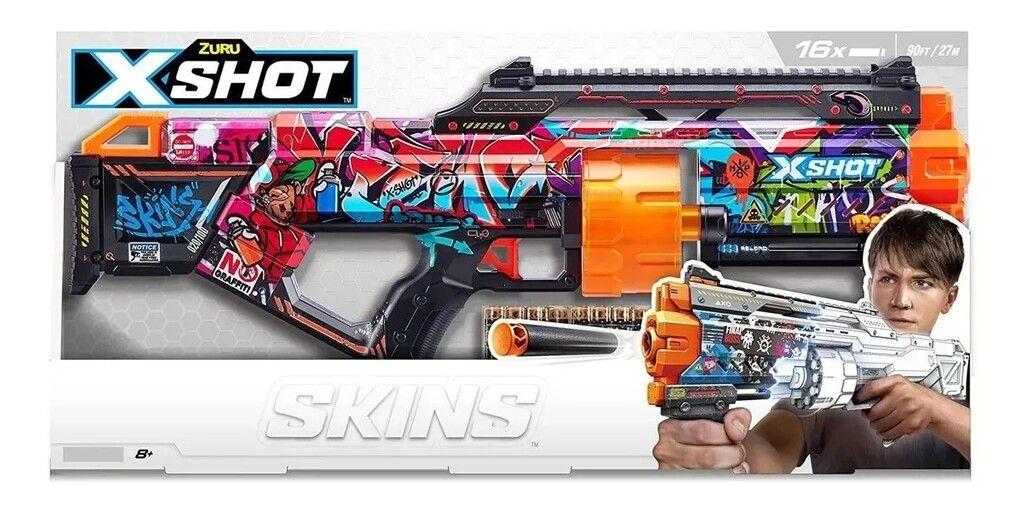 PISTOLA X-SHOT SKINS LAST STAND 16 DARDOS
