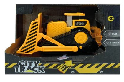 CITY TRUCK TRACTOR TOPADORA FRICCION CON LUZ