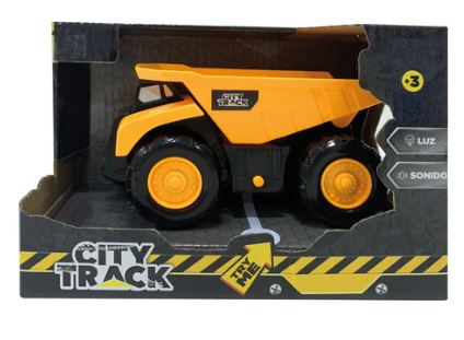 CITY TRUCK VOLCADOR FRICCION CON LUZ