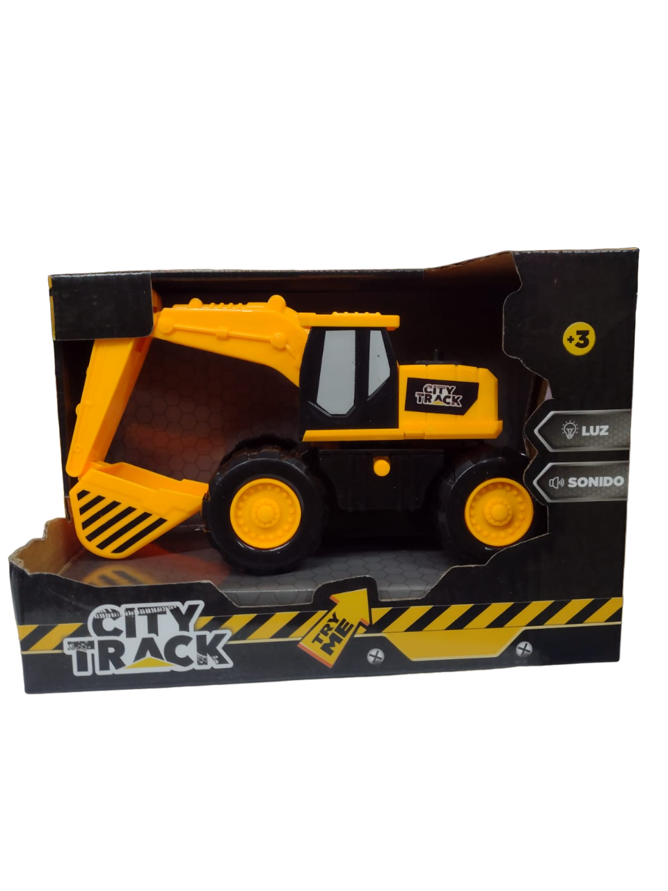 CITY TRUCK EXCAVADORA FRICCION CON LUZ