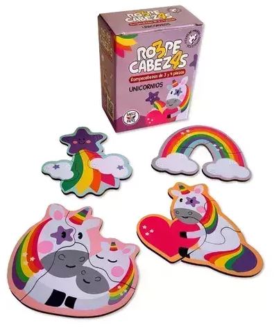ROMPECABEZAS MADERA UNICORNIOS