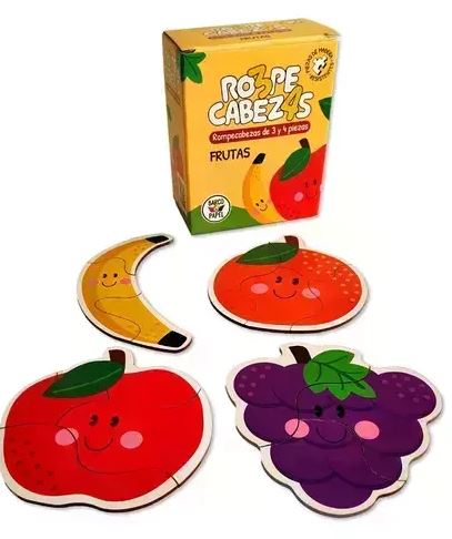 ROMPECABEZAS MADERA FRUTAS