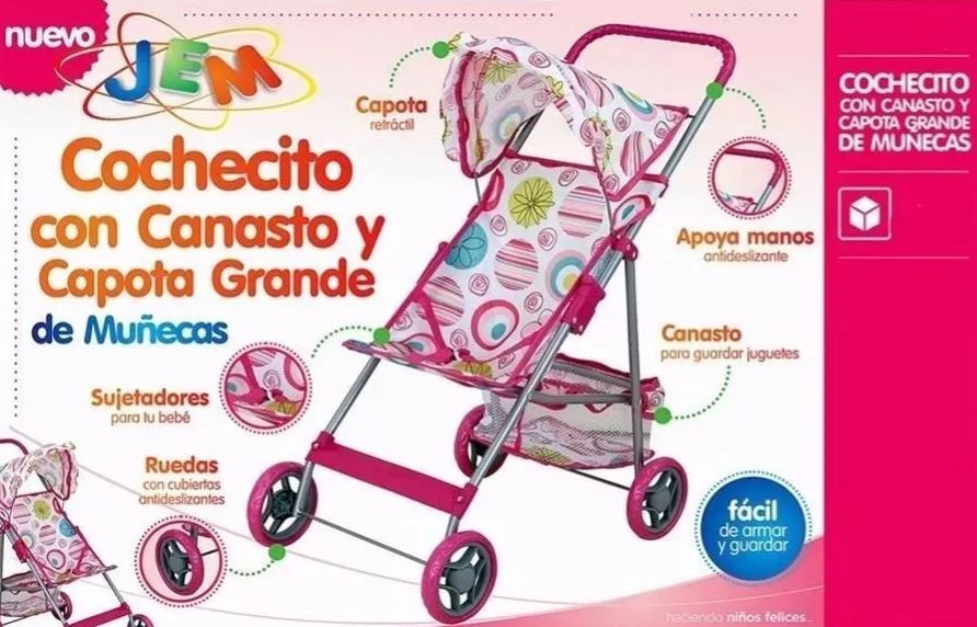 COCHE CON CANASTO Y CAPOTA