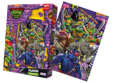 PUZZLE 70 PIEZAS TORTUGAS NINJAS