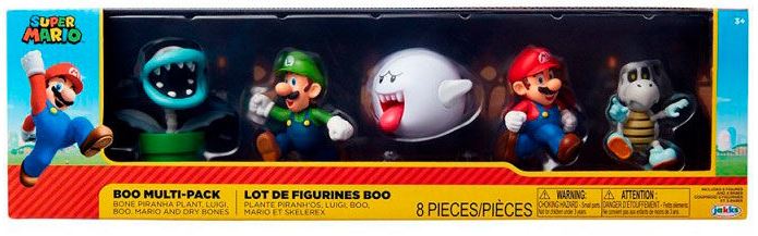 SUPER MARIO FIGURAS X5 EN CAJA