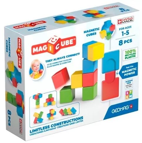 GEOMAG MAGICUBE CUBOS 8 PIEZAS MAGNETICOS