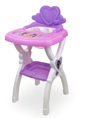 SILLA DE COMER PRINCESAS PARA MUÑECA