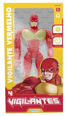 MUÑECO VIGILANTE ROJO EN CAJA