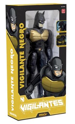 MUÑECO VIGILANTE NEGRO EN CAJA