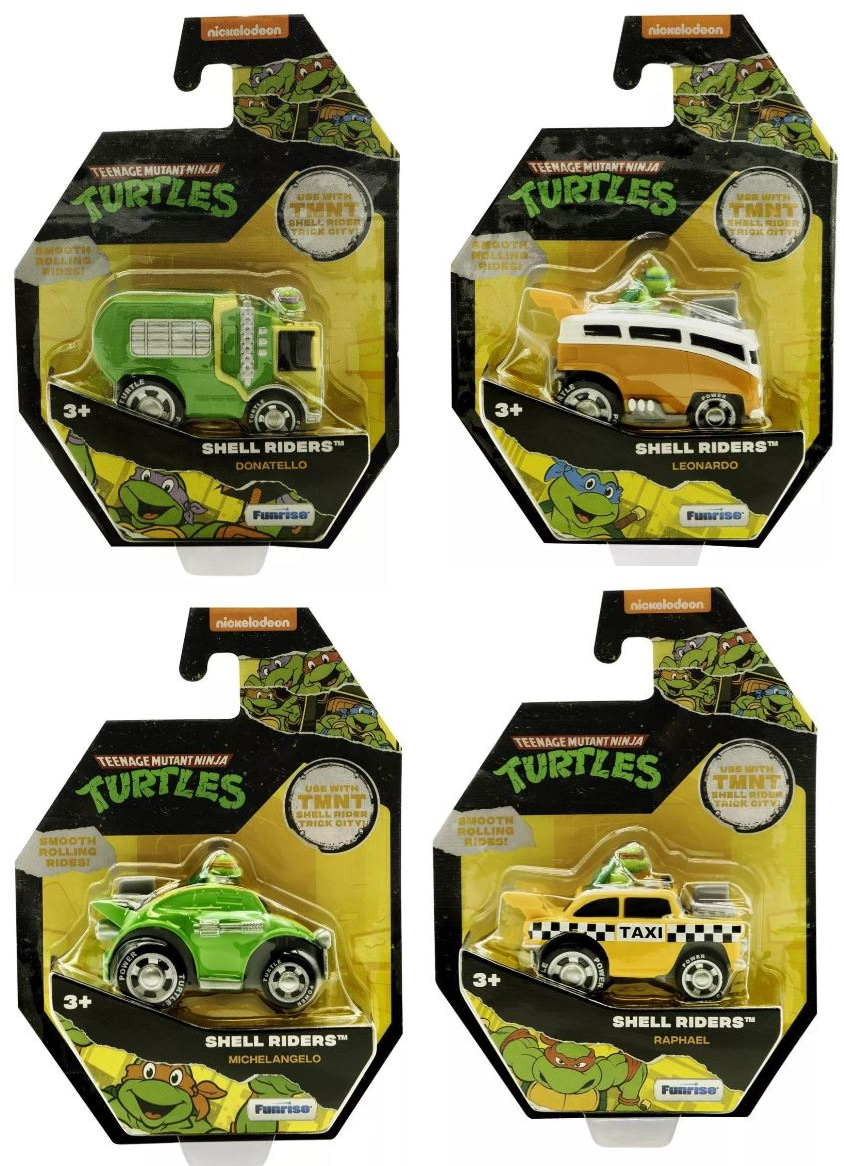 MINI VEHICULOS TORTUGAS NINJAS - 4 MODELOS