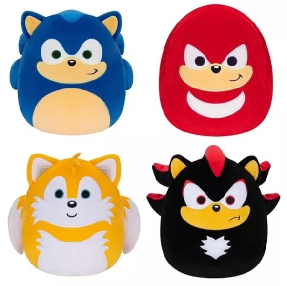 SQUISHMALLOWS 25 CM SONIC - 4 MODELOS