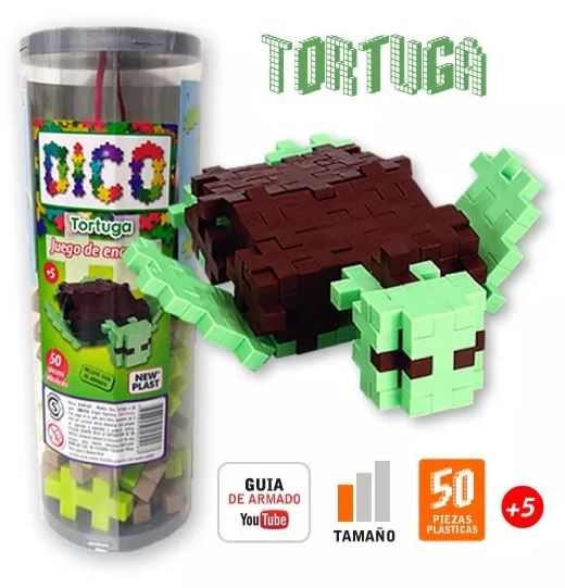 DICO TORTUGA 50PZS EN TUBO