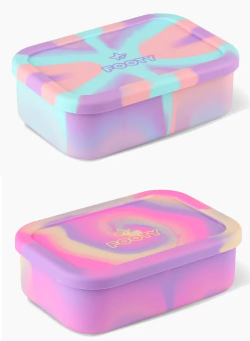 LUNCHERA SILICONA 3 COMPARTIMIENTOS - 2 COLORES