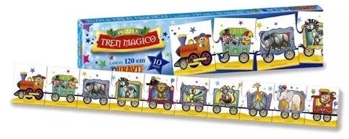 PUZZLE TREN MAGICO 10 PIEZAS