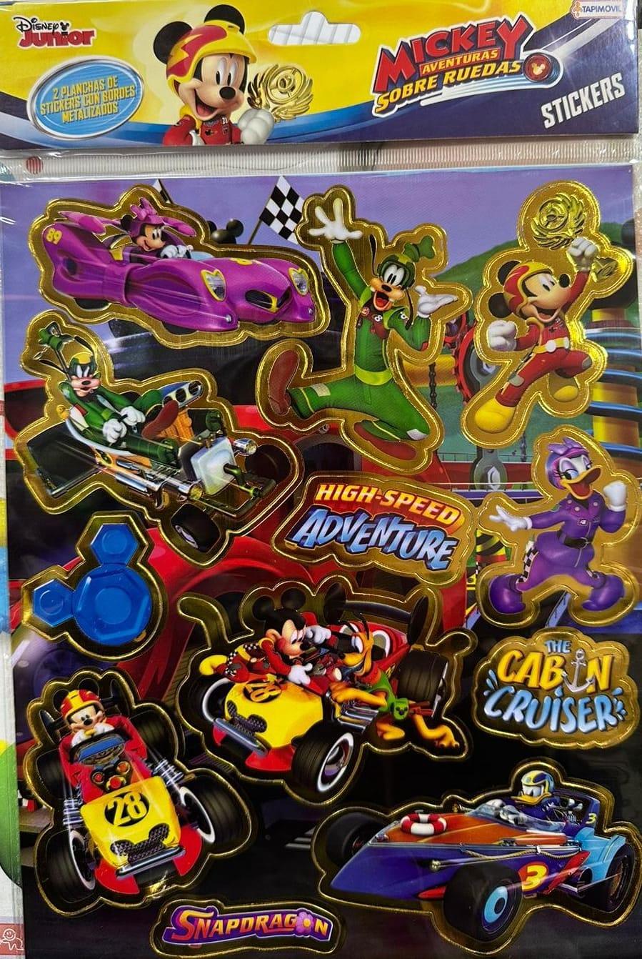 2 PLANCHAS STICKERS MICKEY