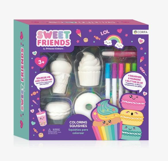 SQUISHY X4 PARA DECORAR SWEET FRIENDS