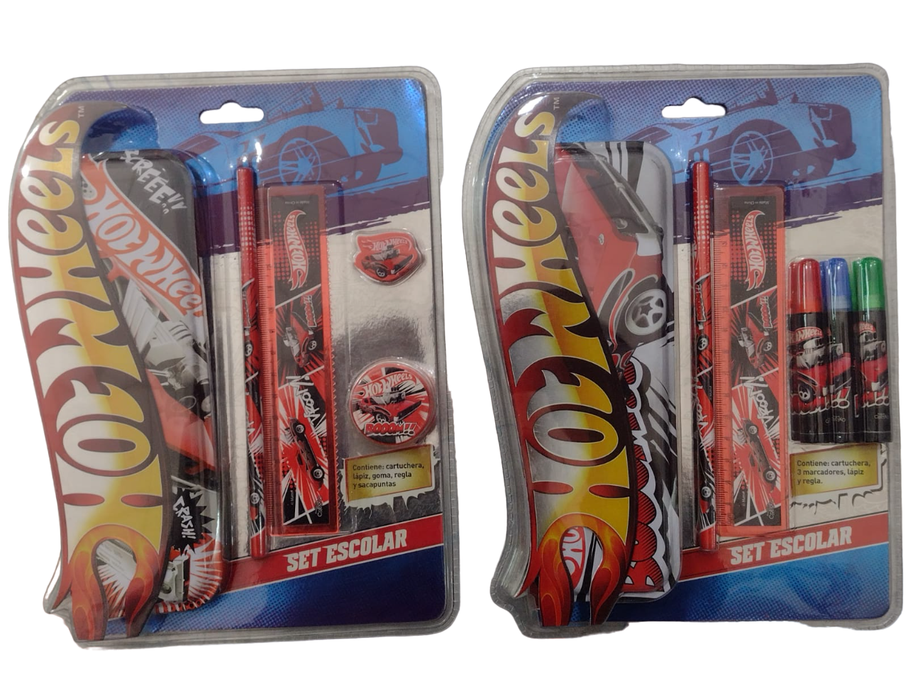 SET ESCOLAR HOT WHEELS (HW220)