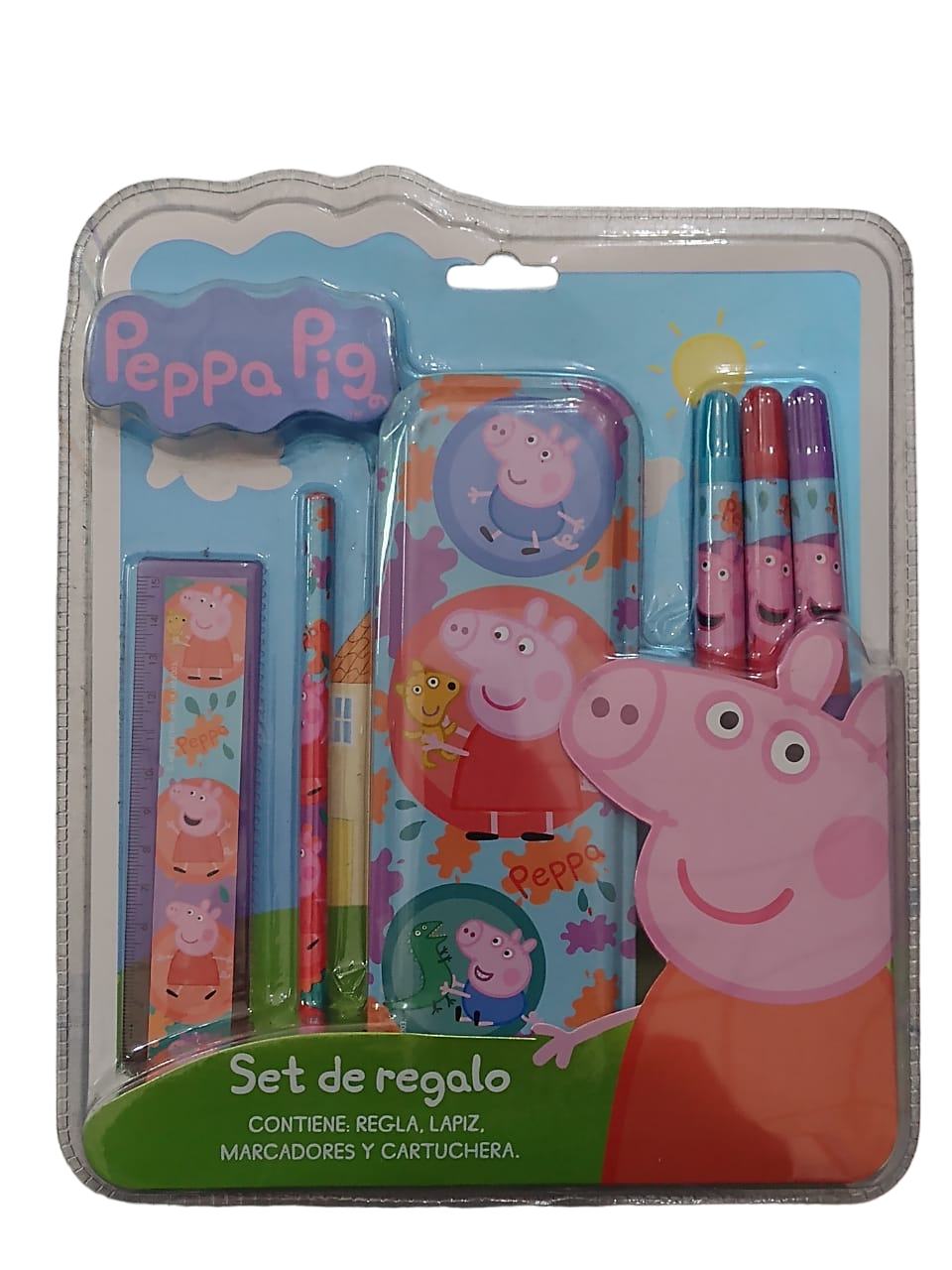 SET ESCOLAR PEPPA PIG