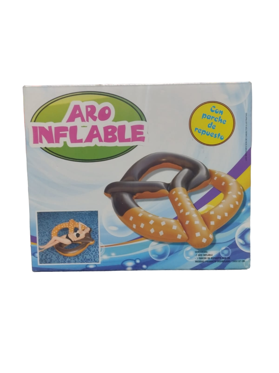 ARO INFLABLE PRETZEL 150X137CM