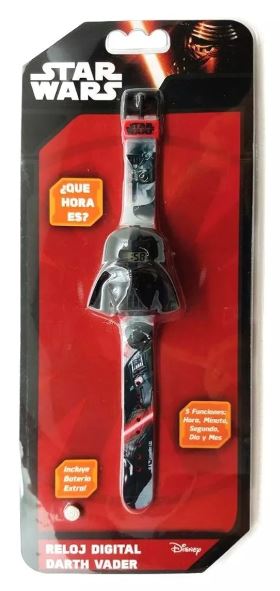 RELOJ DIGITAL 3D STAR WARS