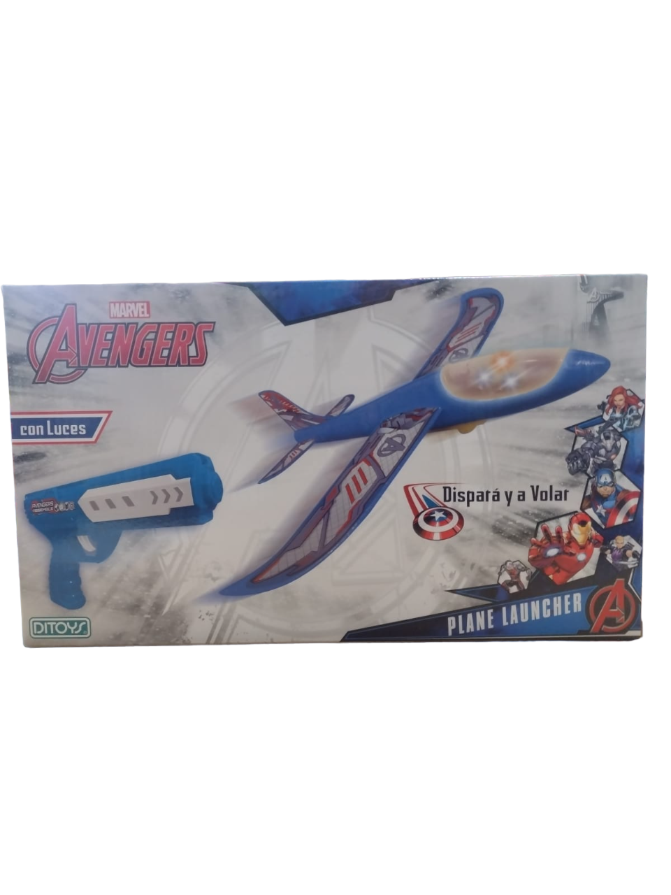 PLANE LAUNCHER AVENGERS CON LUCES