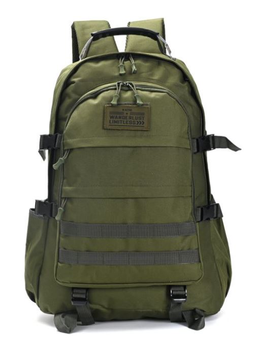 MOCHILA ESPALDA ACTIVE VERDE 47X31X14