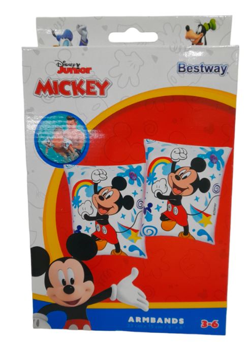 BRACITOS INFLABLES MICKEY EN CAJA
