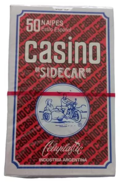 NAIPE CASINO ESPAÑOLA X50 SIDECAR PLASTIFICADAS