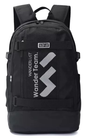 MOCHILA ESPALDA WANDER TEAM LONA NEGRA